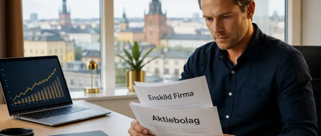 Enskild firma eller aktiebolag? Det ekonomiska skiftet när omsättningen ökar