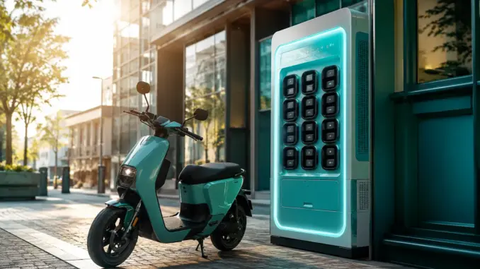 Mikromobilitet och batteribytesstationer: Effektivisering av elsparkcyklar