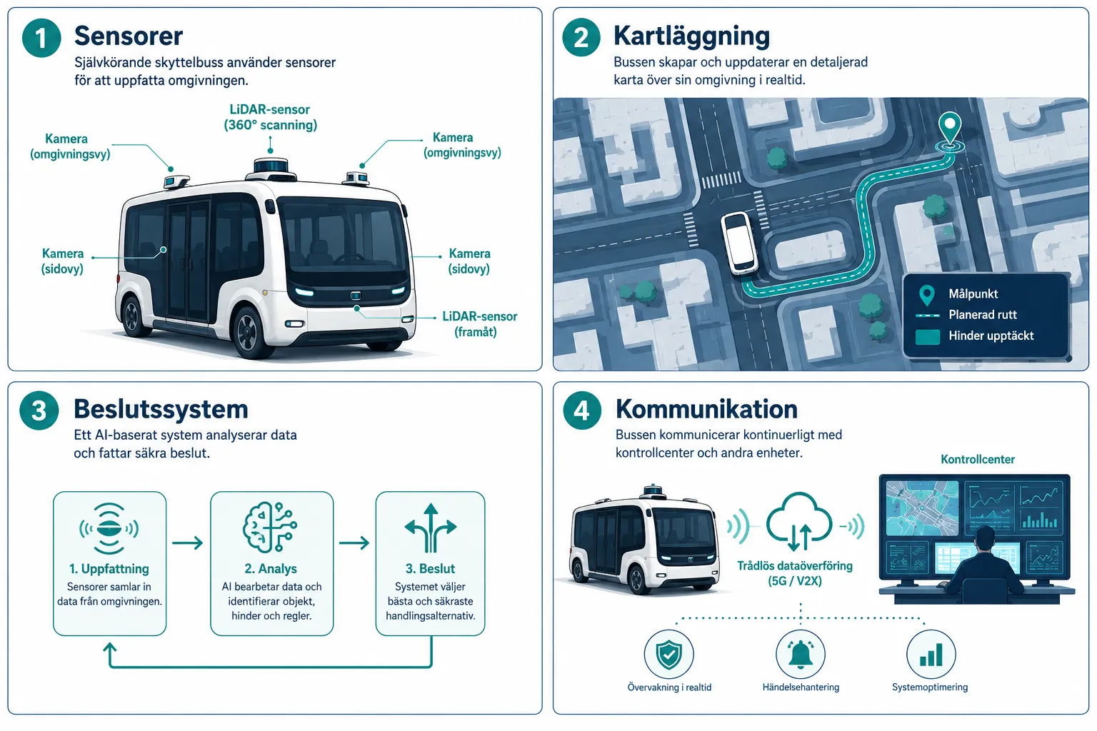 Vad är autonoma skyttelbussar och hur fungerar de?