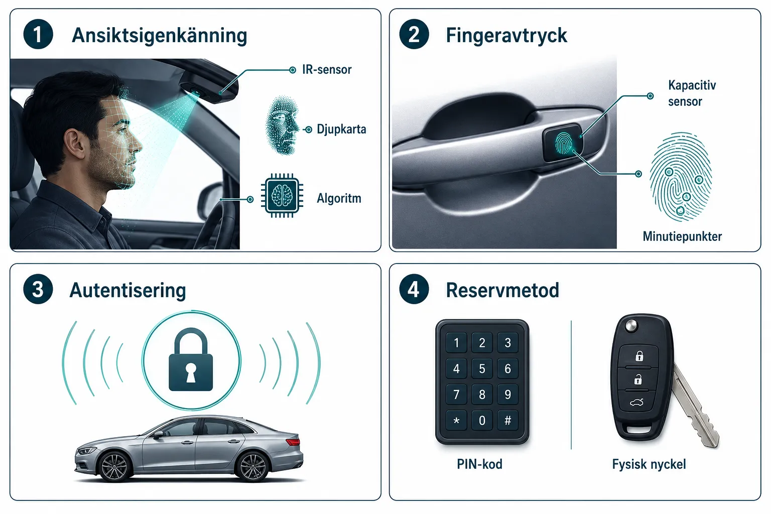 Vad är biometrisk fordonssäkerhet och hur fungerar den