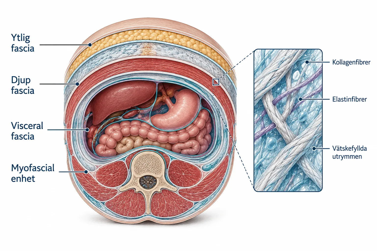 Fascia och rörlighet: Hur bindväven påverkar din kroniska smärta 1 Vad är fascia och hur hänger det ihop med kronisk smärta?