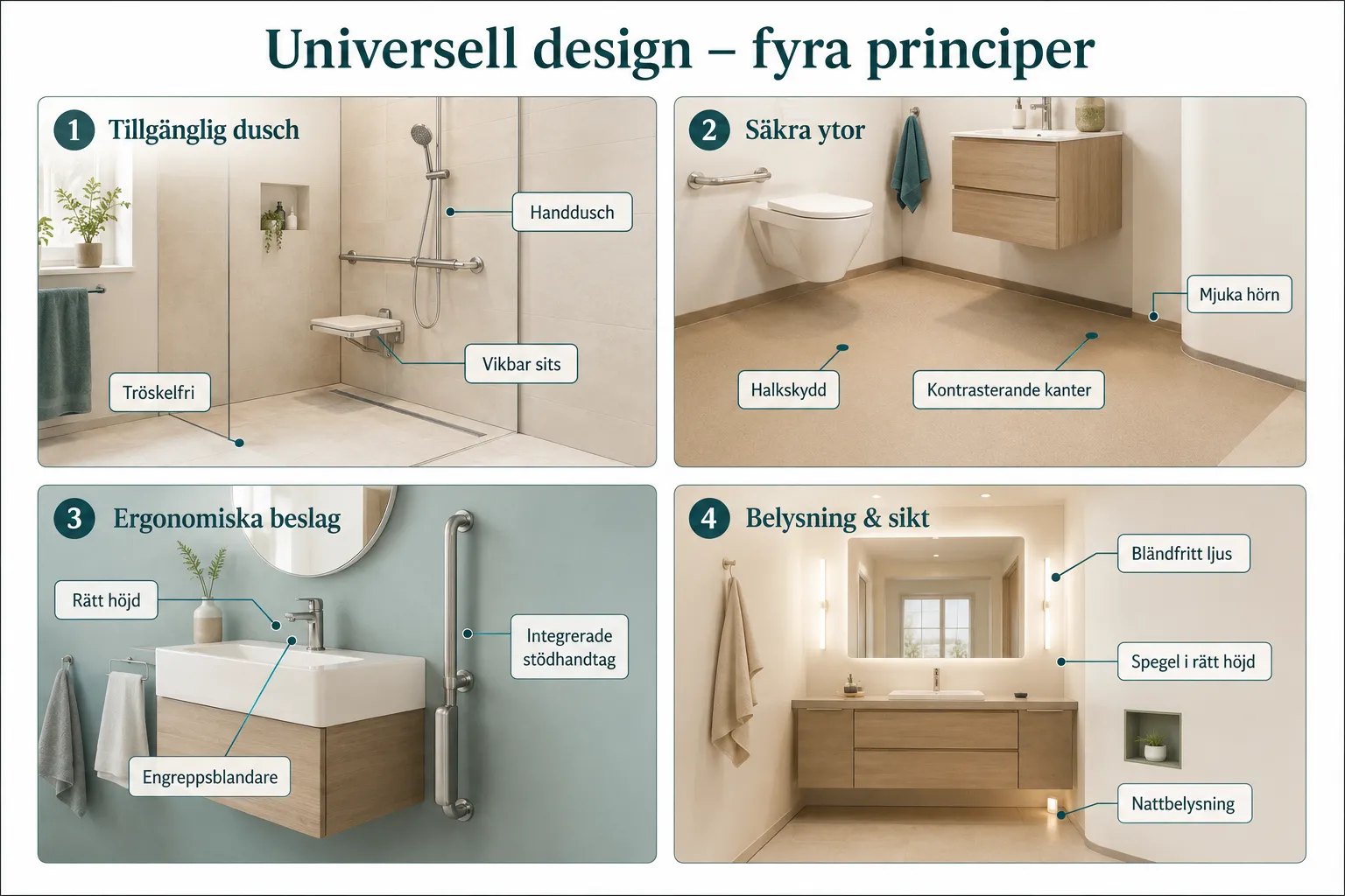 Vad betyder tillgänglig elegans i badrumsdesign