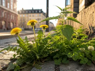Vilda ätbara växter i staden: En nybörjarguide till urban ogräsplockning